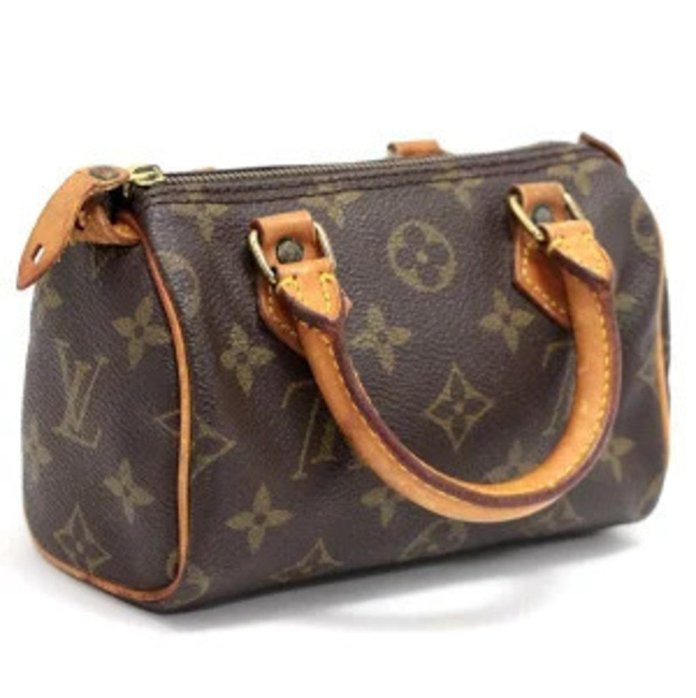 Louis Vuitton Handbag Monogram Speedy Brown